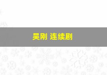 吴刚 连续剧